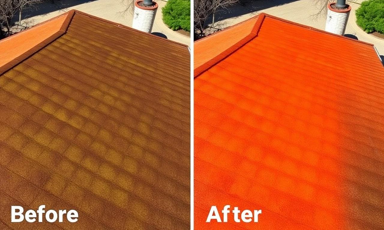Roof Algae Removal